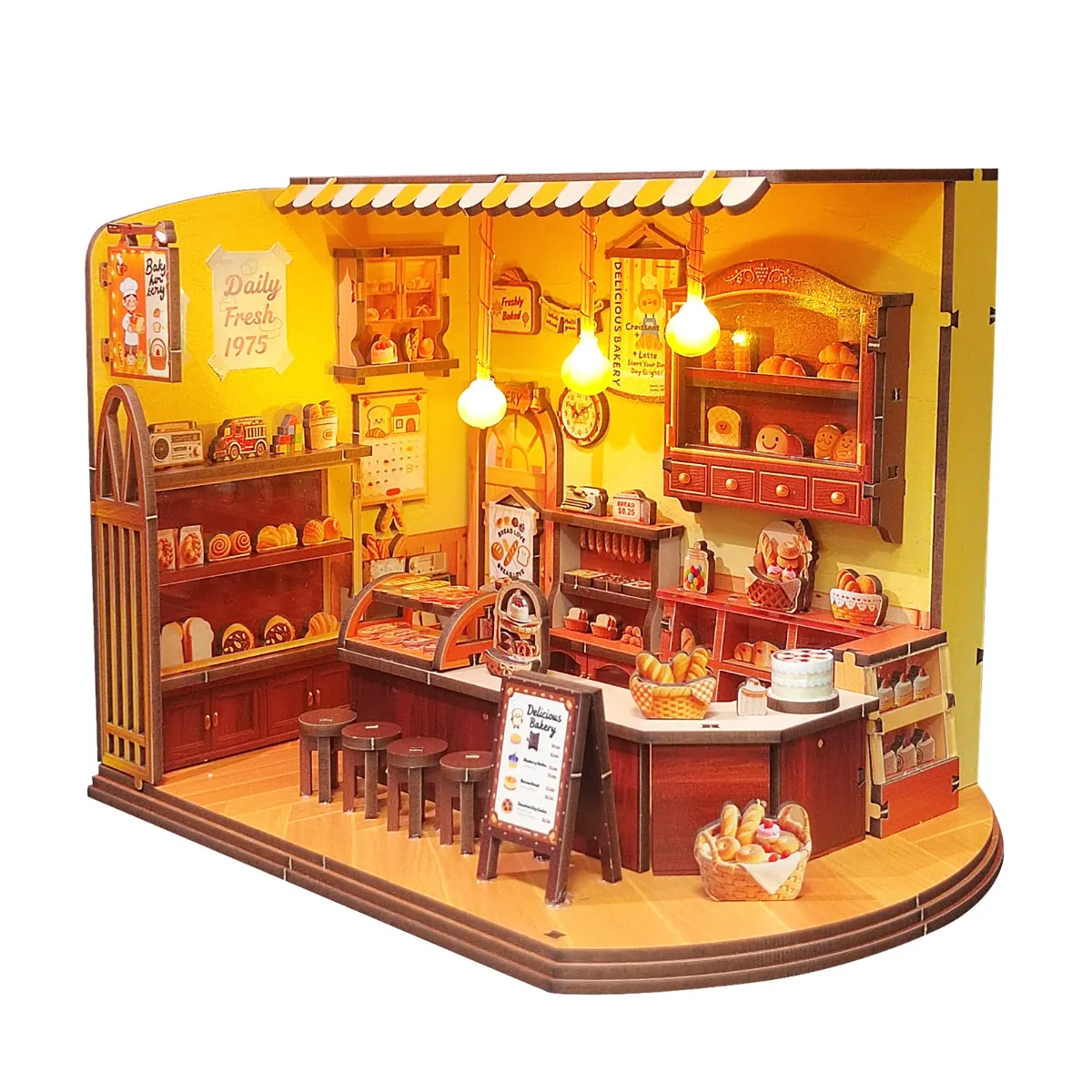 "Timeless Bakery" DIY 3D Wooden Miniature House