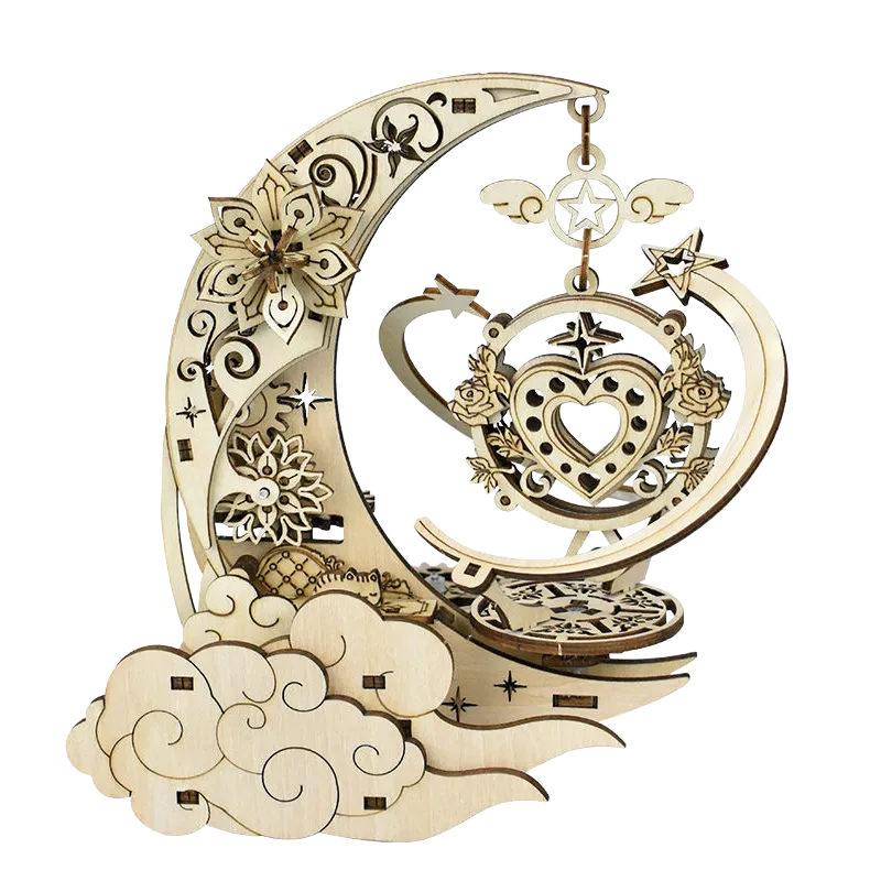 "Midsummer Night Star"- TONGMUQU DIY 3D Wooden Puzzle Music Box